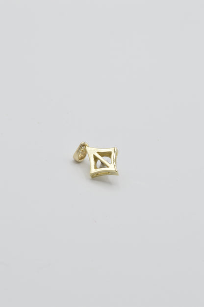 Morning Star Charm, 14k