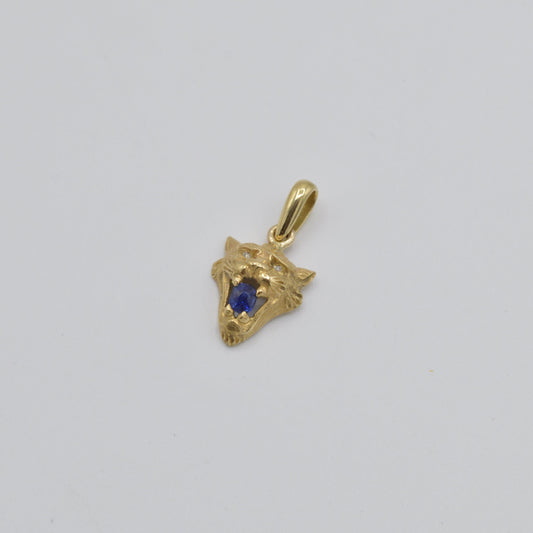 Tiger Sapphire Pendant