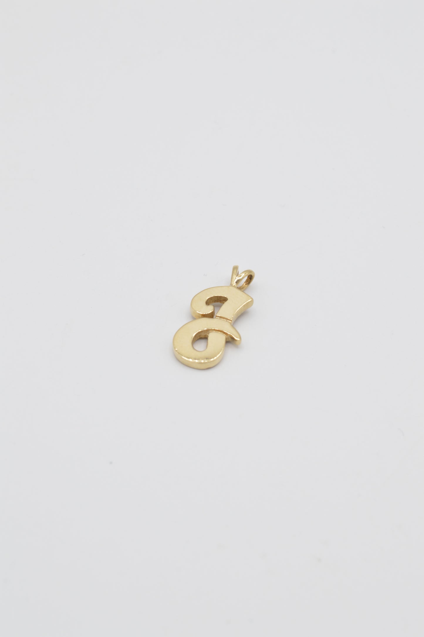 Cursive 'J' Pendant,14k