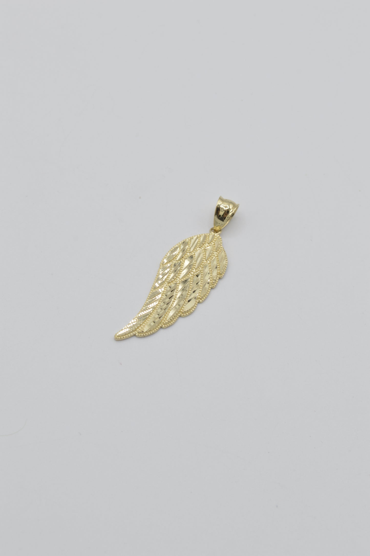 Angel Wing Pendant, 14k