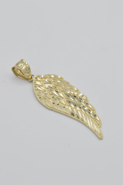 Angel Wing Pendant, 14k