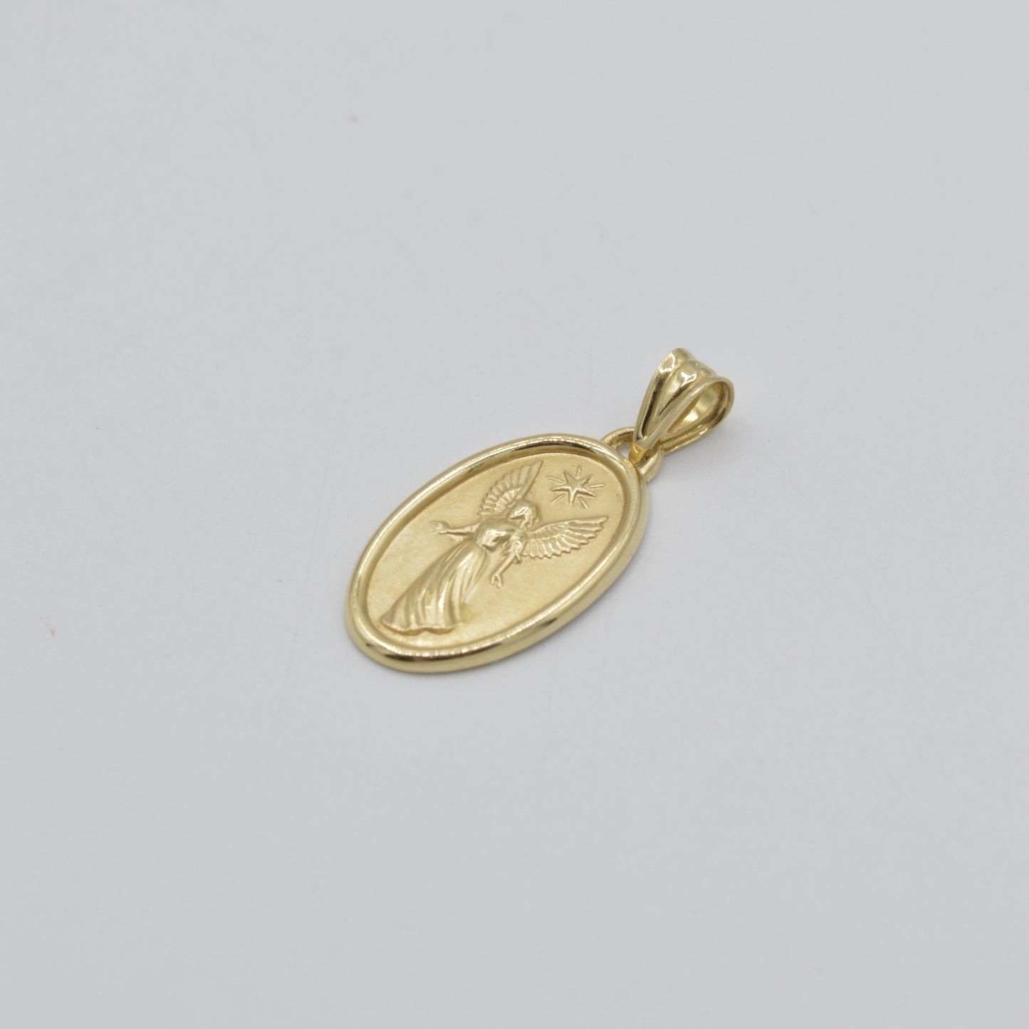 Guardian Angel Charm, 14k