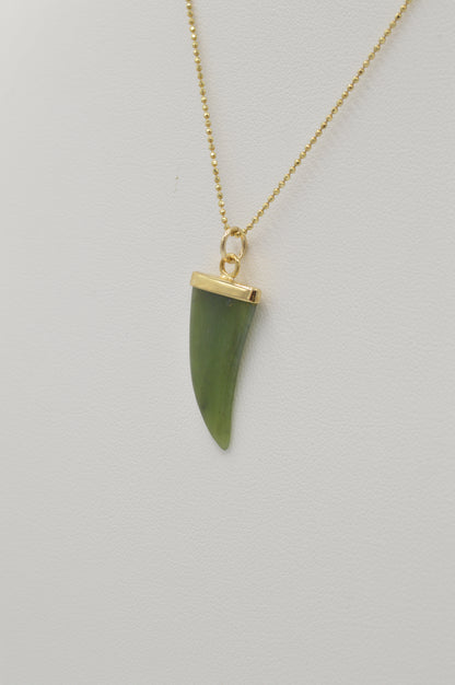 Jade Tooth, 14k