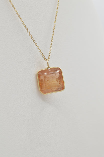 Citrine Chunk, 14k