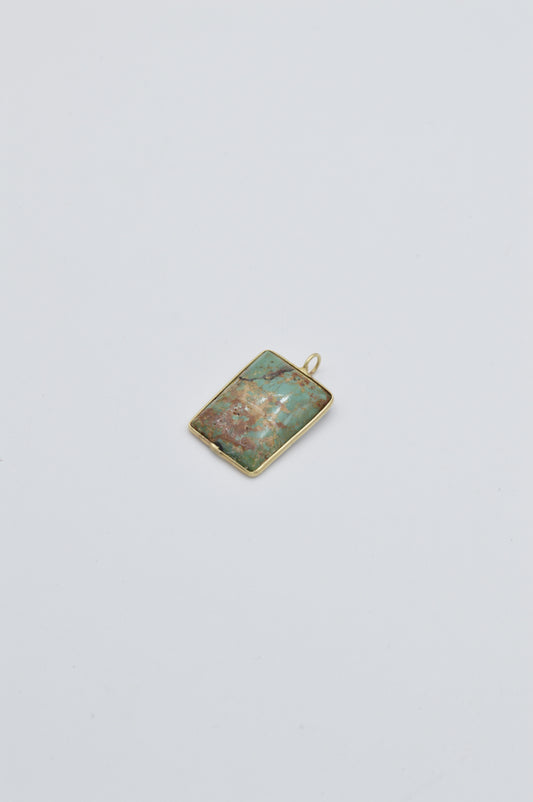 Natural Turquoise, 14k