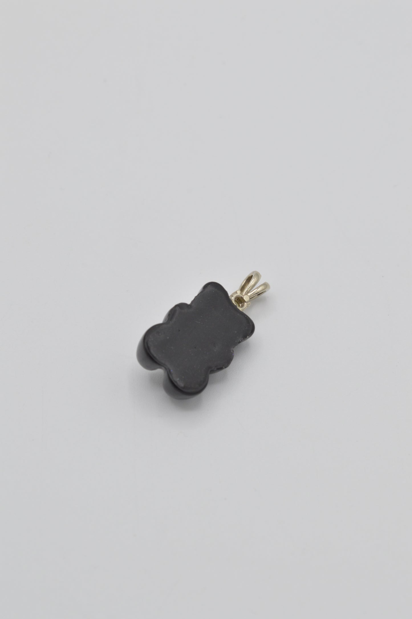 Midnight Gummy-Bear Charm, 14k