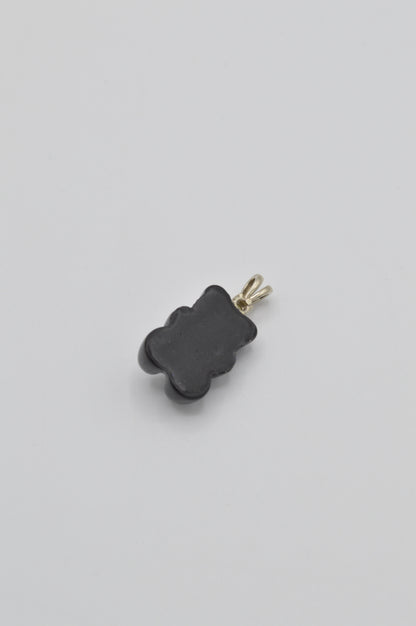 Midnight Gummy-Bear Charm, 14k