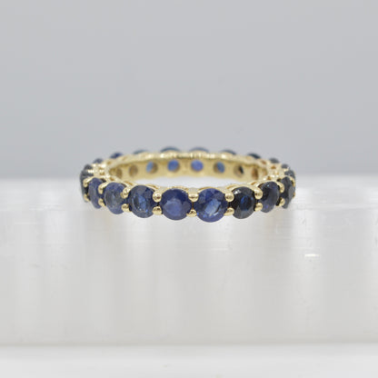 Sapphire Eternity Band, 14k