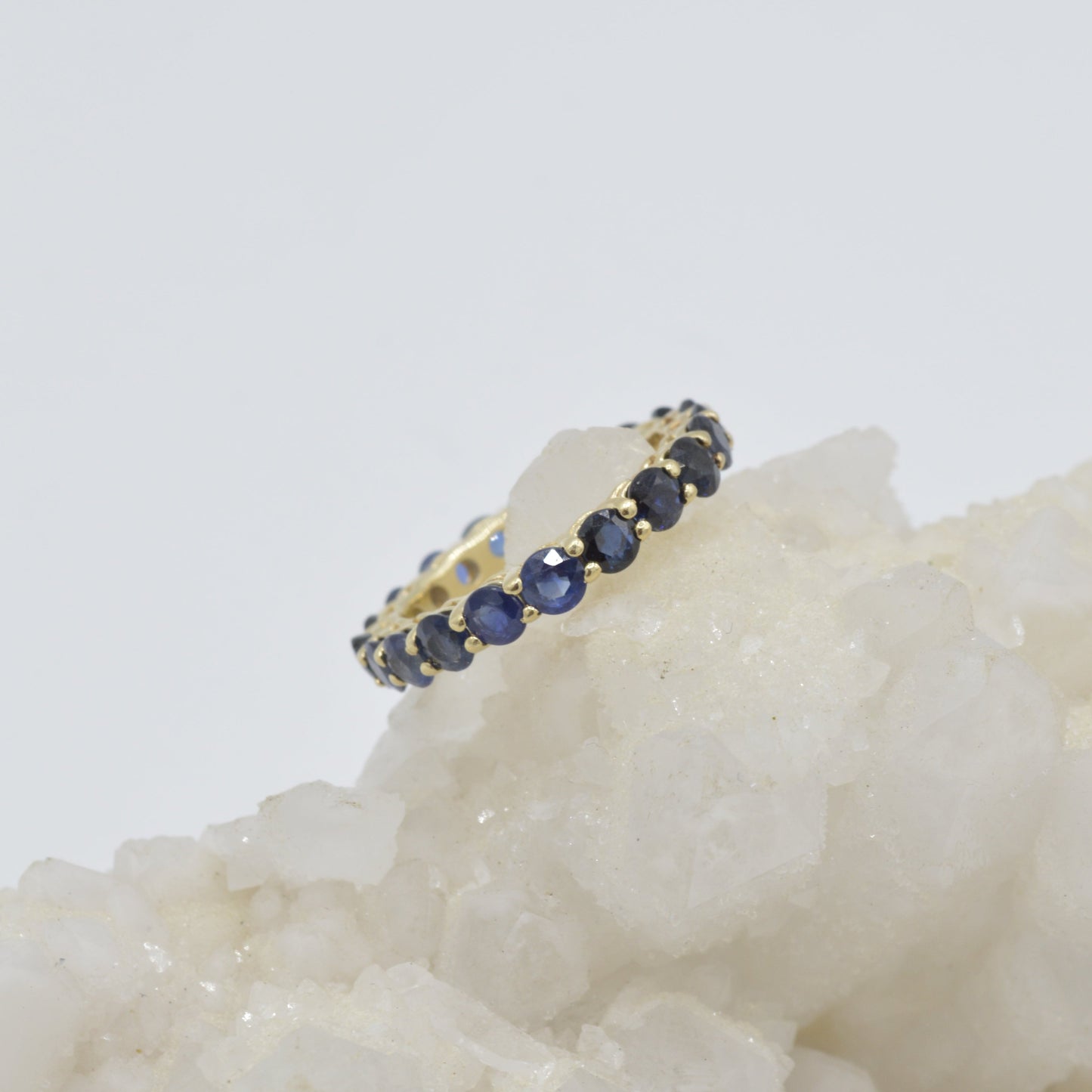 Sapphire Eternity Band, 14k