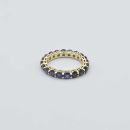 Sapphire Eternity Band, 14k