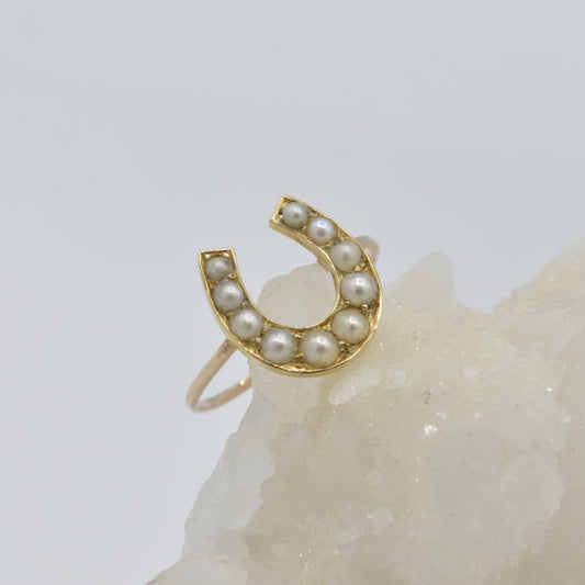 Pearl-Shoe Ring