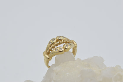 Dragonfly Ring, 14k