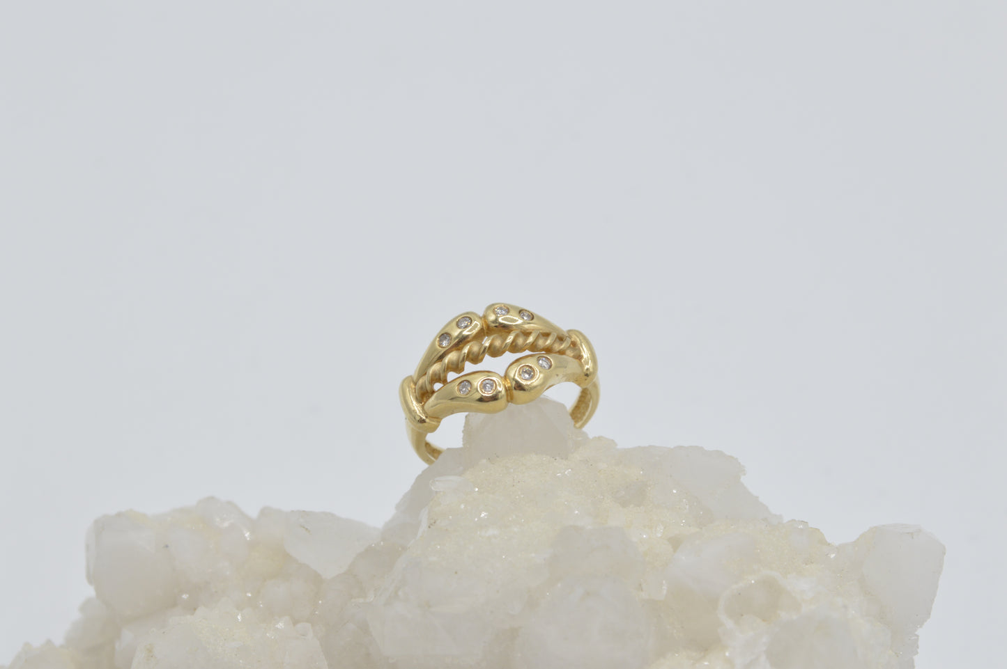 Dragonfly Ring, 14k