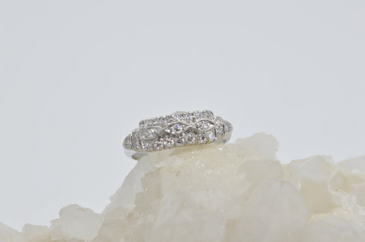 Platinum Deco Ring