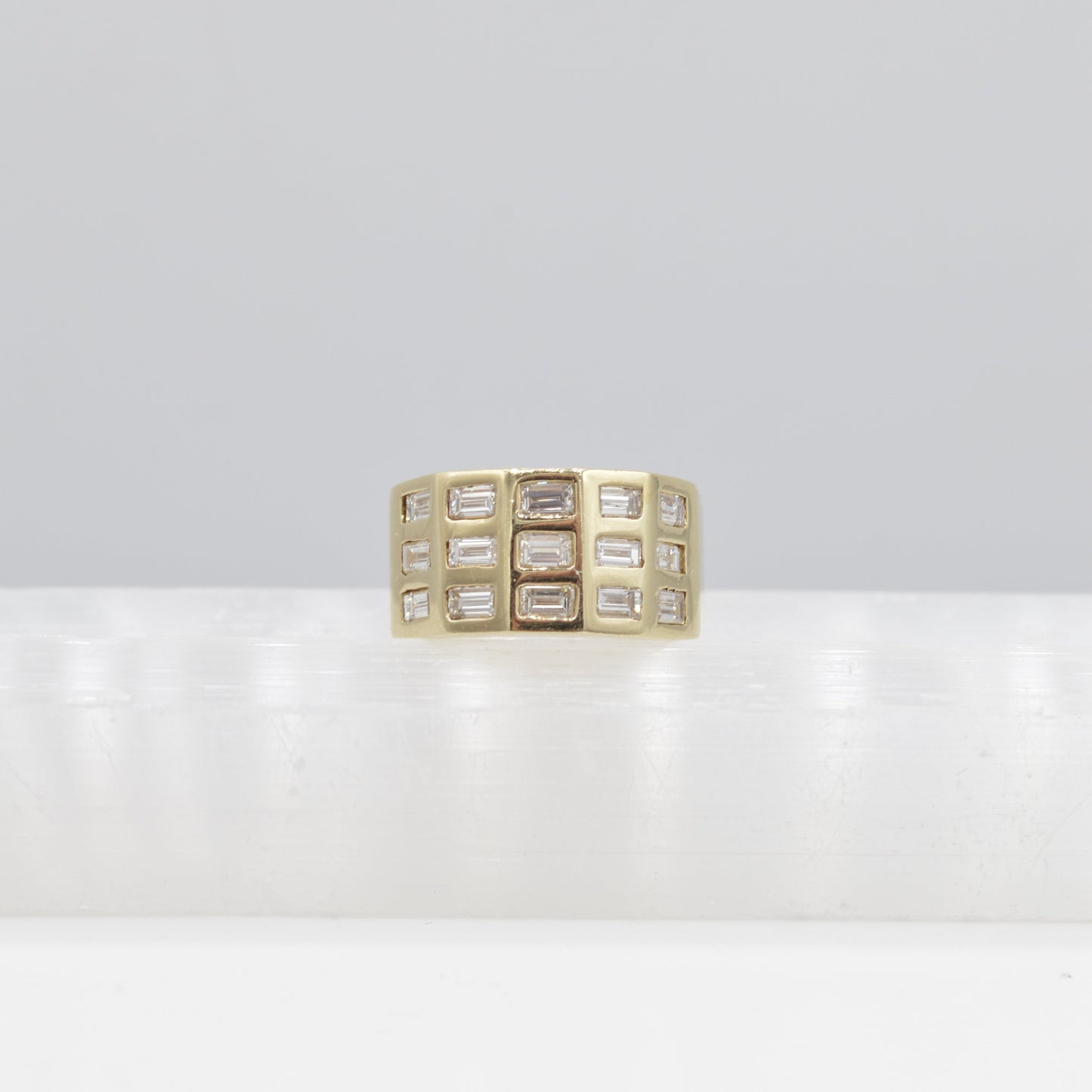 Diamond Window Ring, 14k