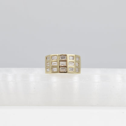 Diamond Window Ring, 14k