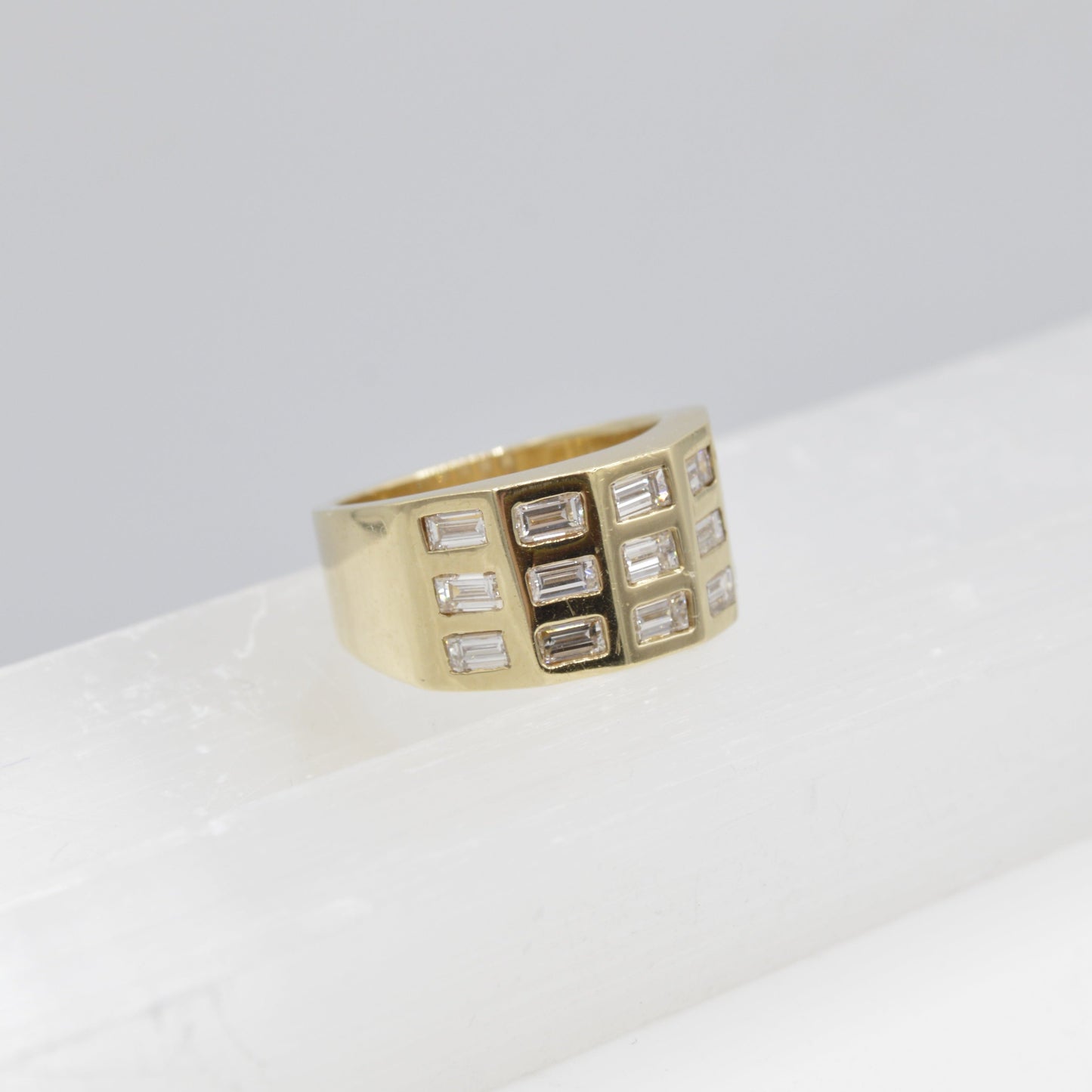 Diamond Window Ring, 14k