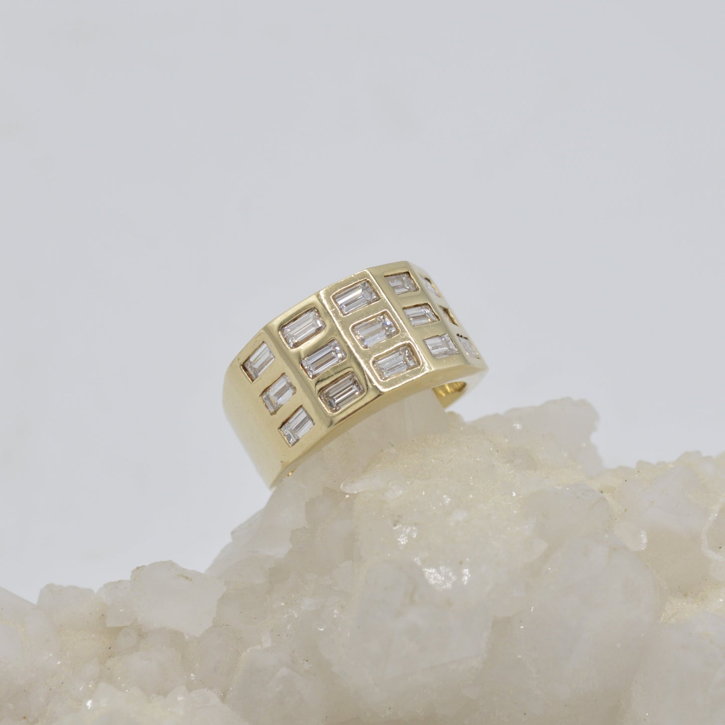 Diamond Window Ring, 14k