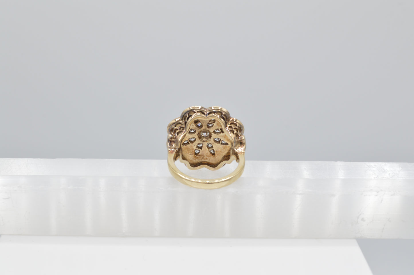 Enamel Diamond Star Ring