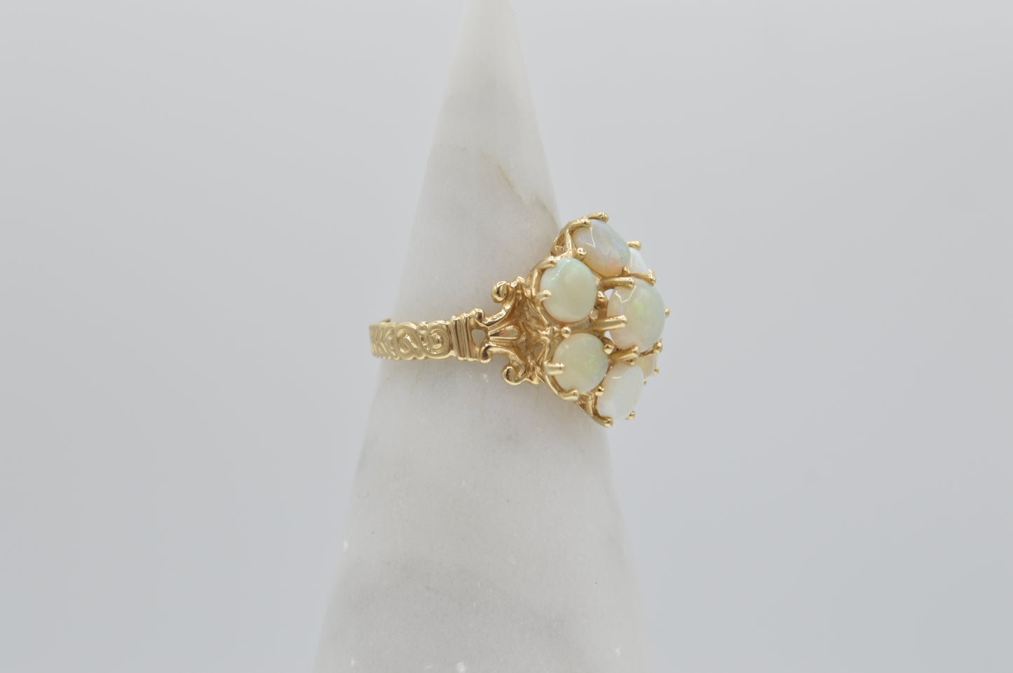 Flower Opal Ring