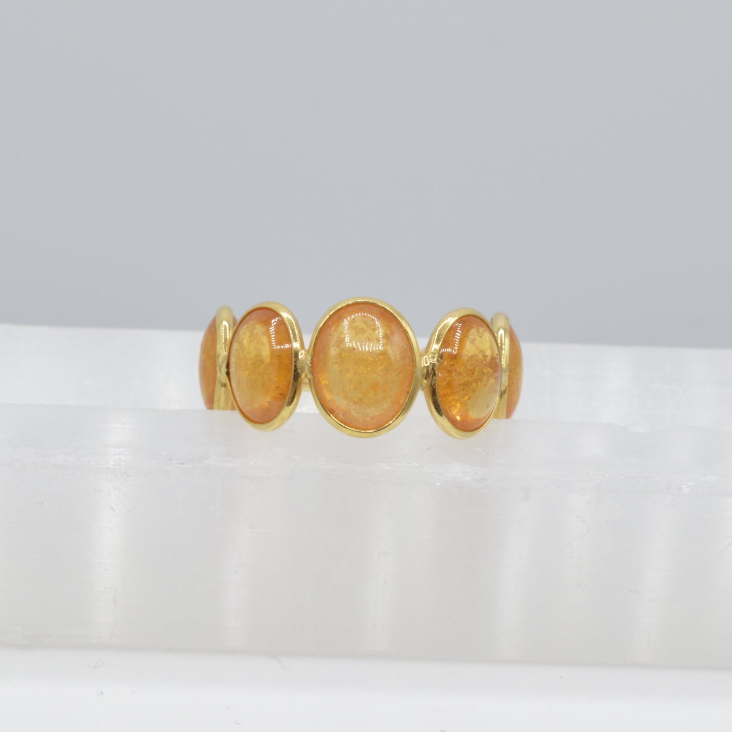 Carnelian Adjustable Ring, 18k