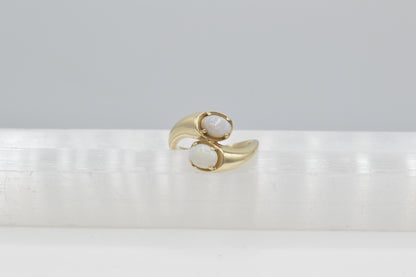 Opal Bypass Ring, 14k