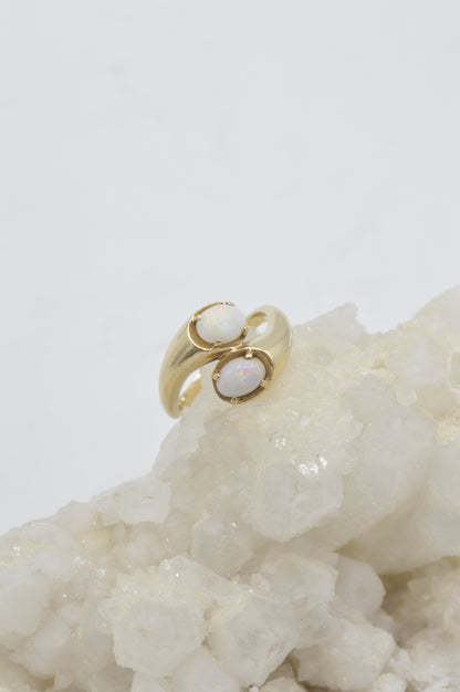 Opal Bypass Ring, 14k
